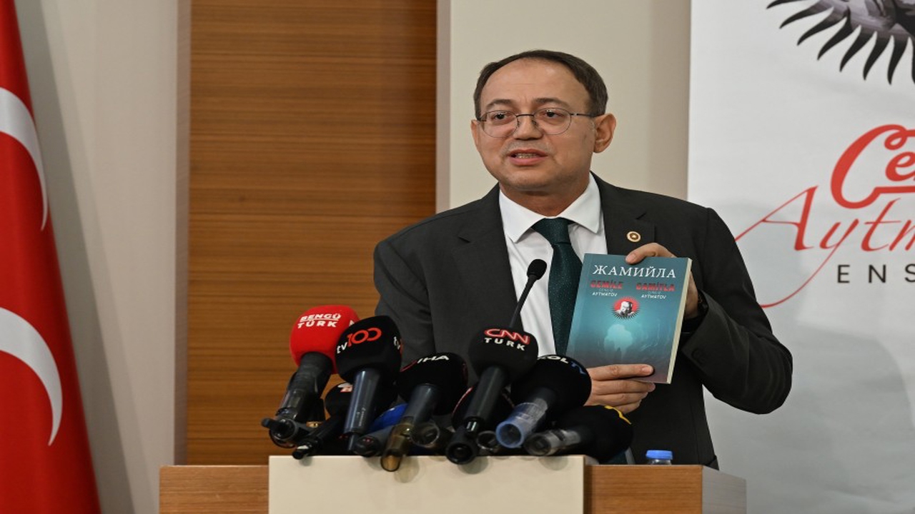 MHP'de ortak Türk alfabesi ile hazırlanan Cengiz Aytmatov'un eseri "Cemile"nin tanıtımı yapıldı