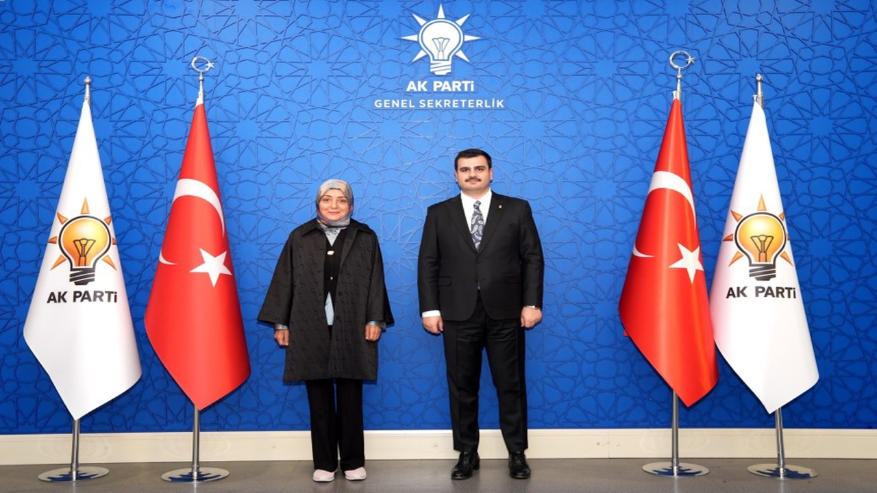 AK Parti Genel Sekreteri İnan, Cumhurbaşkanı Başdanışmanı Saadet Oruç'u ağırladı