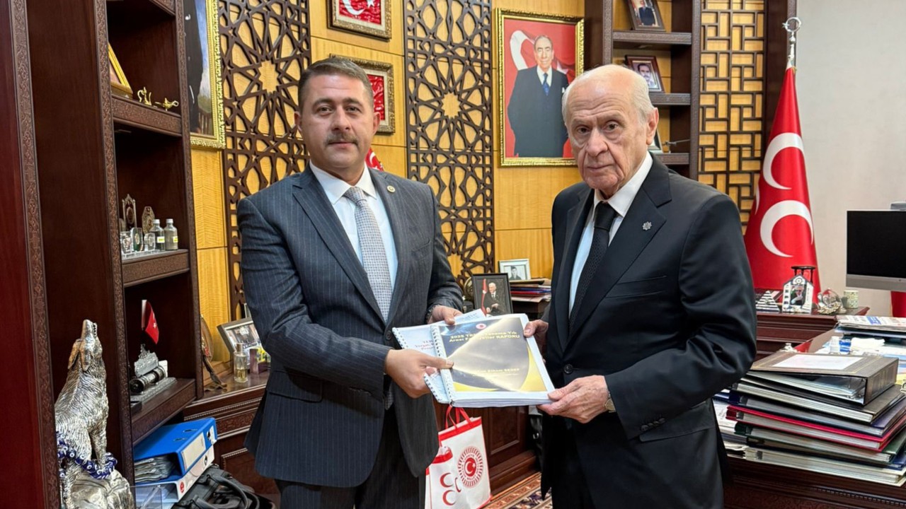 MHP’li Ethem Sedef’ten MHP Lideri Devlet Bahçeli’ye ziyaret