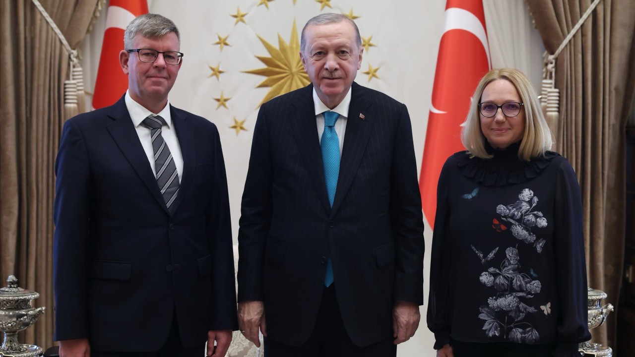 Cumhurbaşkanı Erdoğan, Litvanya Büyükelçisi Marius Janukonis’i kabul etti