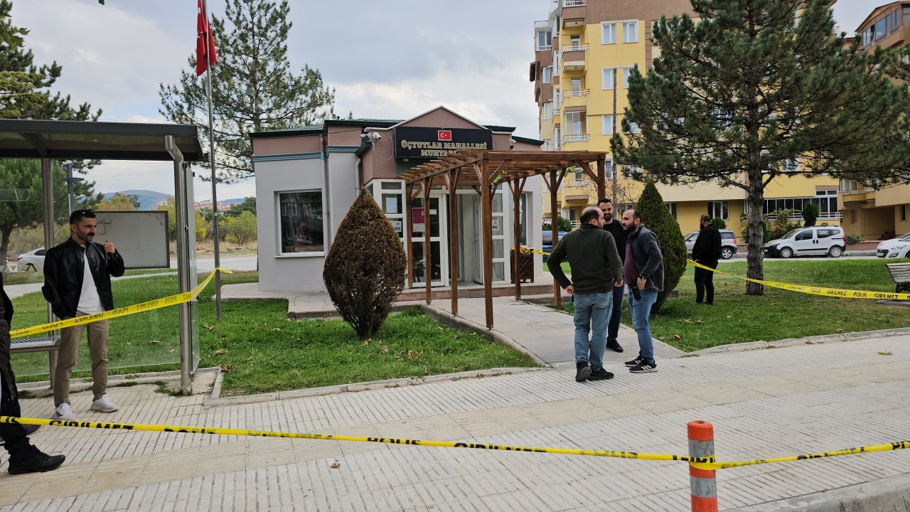 Çorum'da mahalle muhtarlığına silahla saldıran kişi yakalandı