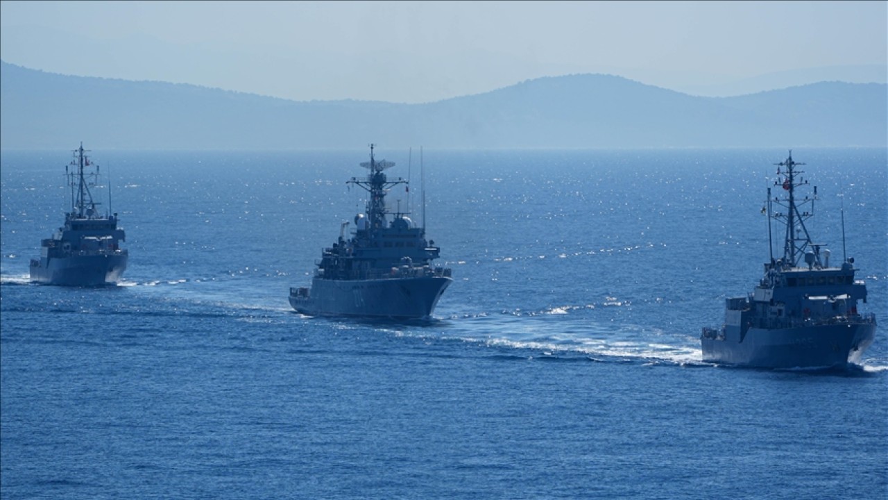 Deniz Kuvvetleri Komutanlığınca düzenlenen "Nusret-2025 Davet Tatbikatı" başladı