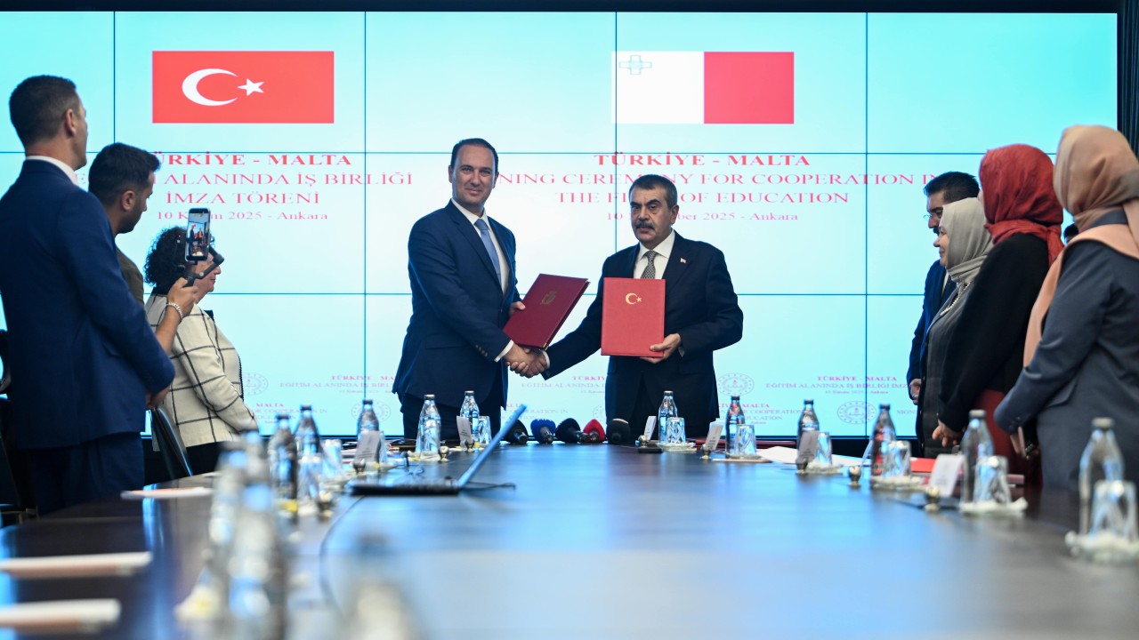Türkiye ile Malta arasında eğitimde işbirliği protokolü imzalandı