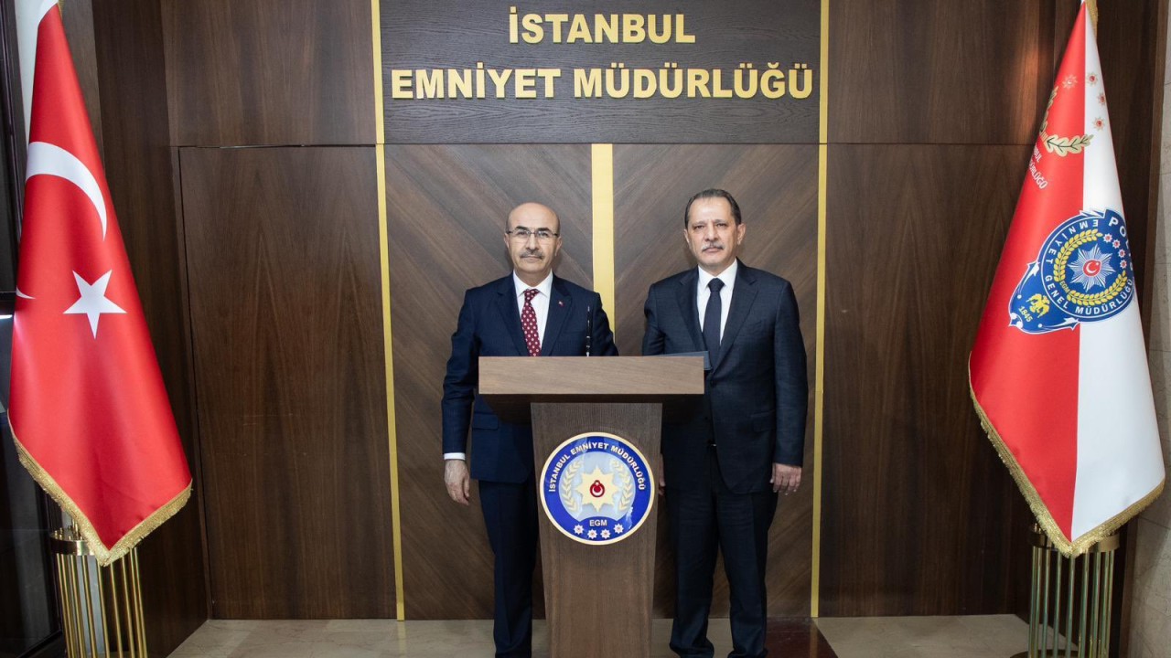 Emniyet Genel Müdürü Mahmut Demirtaş'tan İstanbul İl Emniyet Müdürü Selami Yıldız'a ziyaret