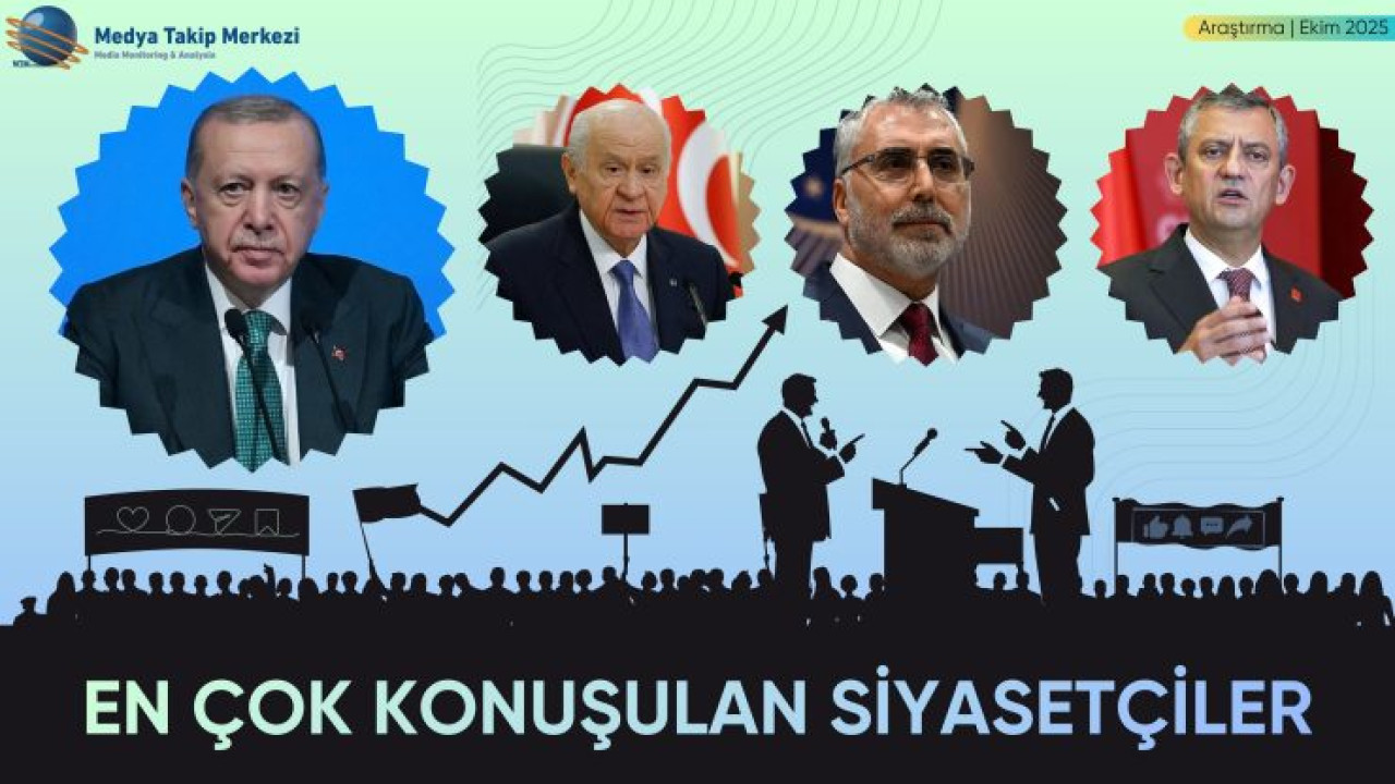Ekim 2025’te En Çok Konuşulan Siyasetçiler Kimler Oldu?