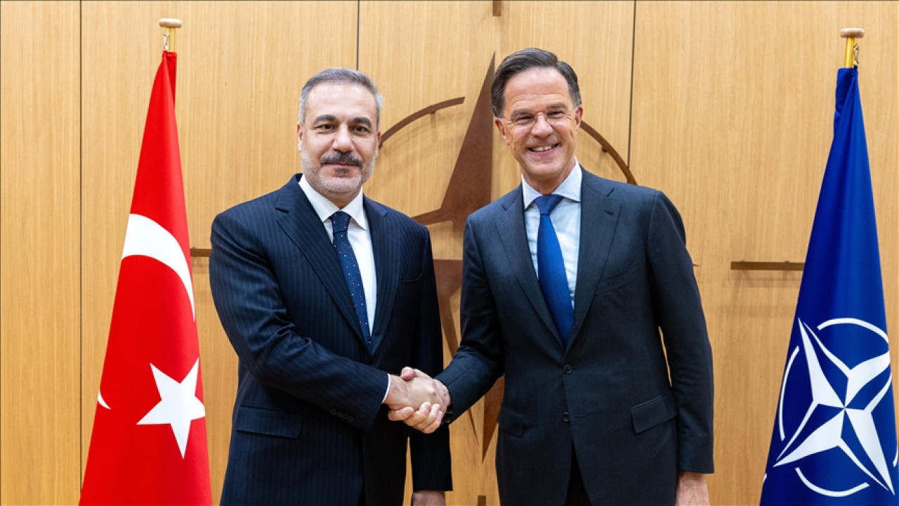 Dışişleri Bakanı Fidan, NATO Genel Sekreteri Rutte ile bir araya geldi