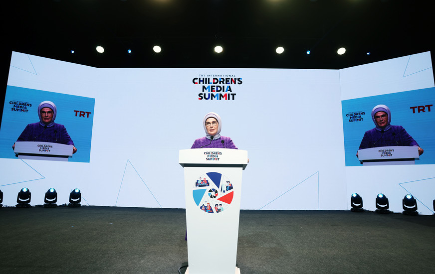 Emine Erdoğan'dan TRT Uluslararası Çocuk Medyası Zirvesi'ne ilişkin paylaşım