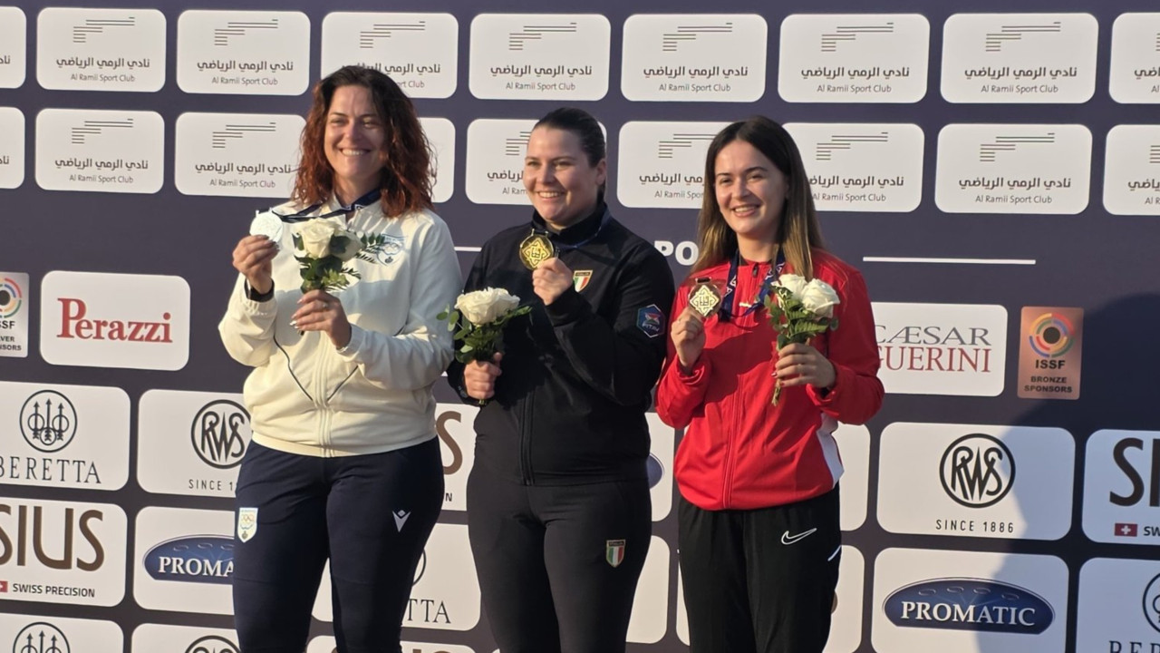 Rümeysa Pelin Kaya, Atıcılık Dünya Kupası'nın final ayağında bronz madalya kazandı